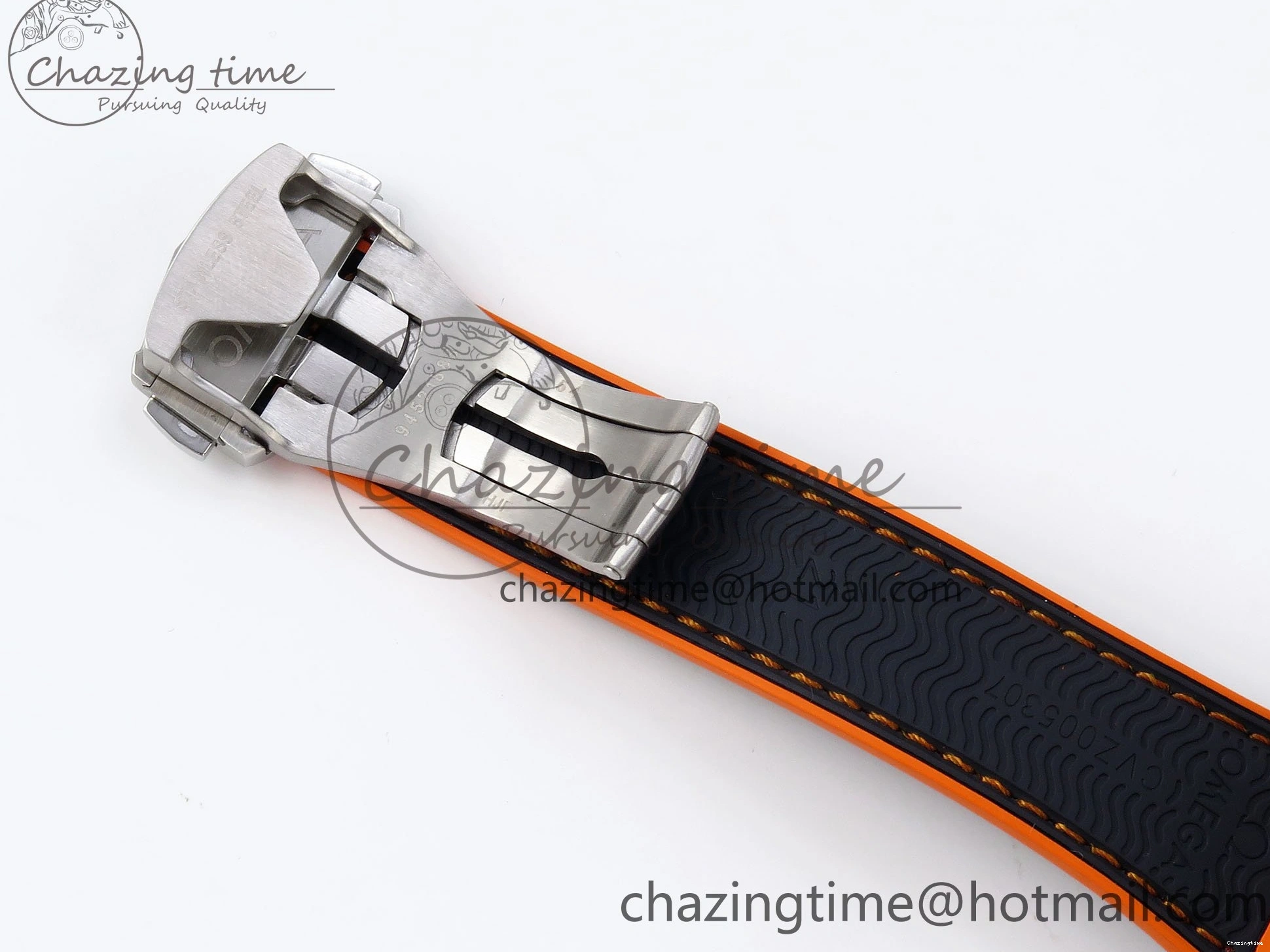 0227 Comfortable Planet Ocean 43.5mm SS VSF 1:1 Best Edition Black Orange Bezel Gray Dial on Nylon Strap A8900 Super Clone V 7730